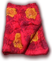  Одеяло ватное красное (0005) 