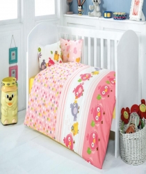  Детское постельное белье Zambak Premium Ranforce. 13390-02 в детскую кроватку 